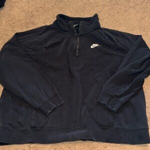 Nike quarter zip black size 1x